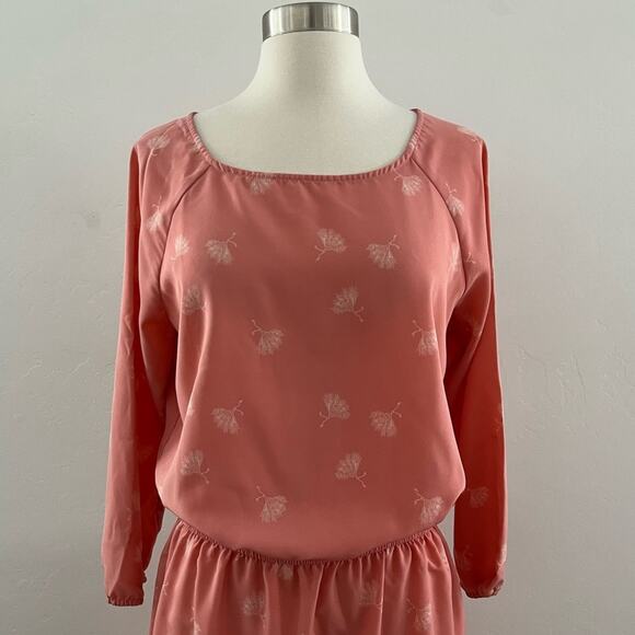Joie Arryn B Dress Women's S Pink Dandelion Floral Mini Ruffle Flowy Elastic - Picture 3 of 11